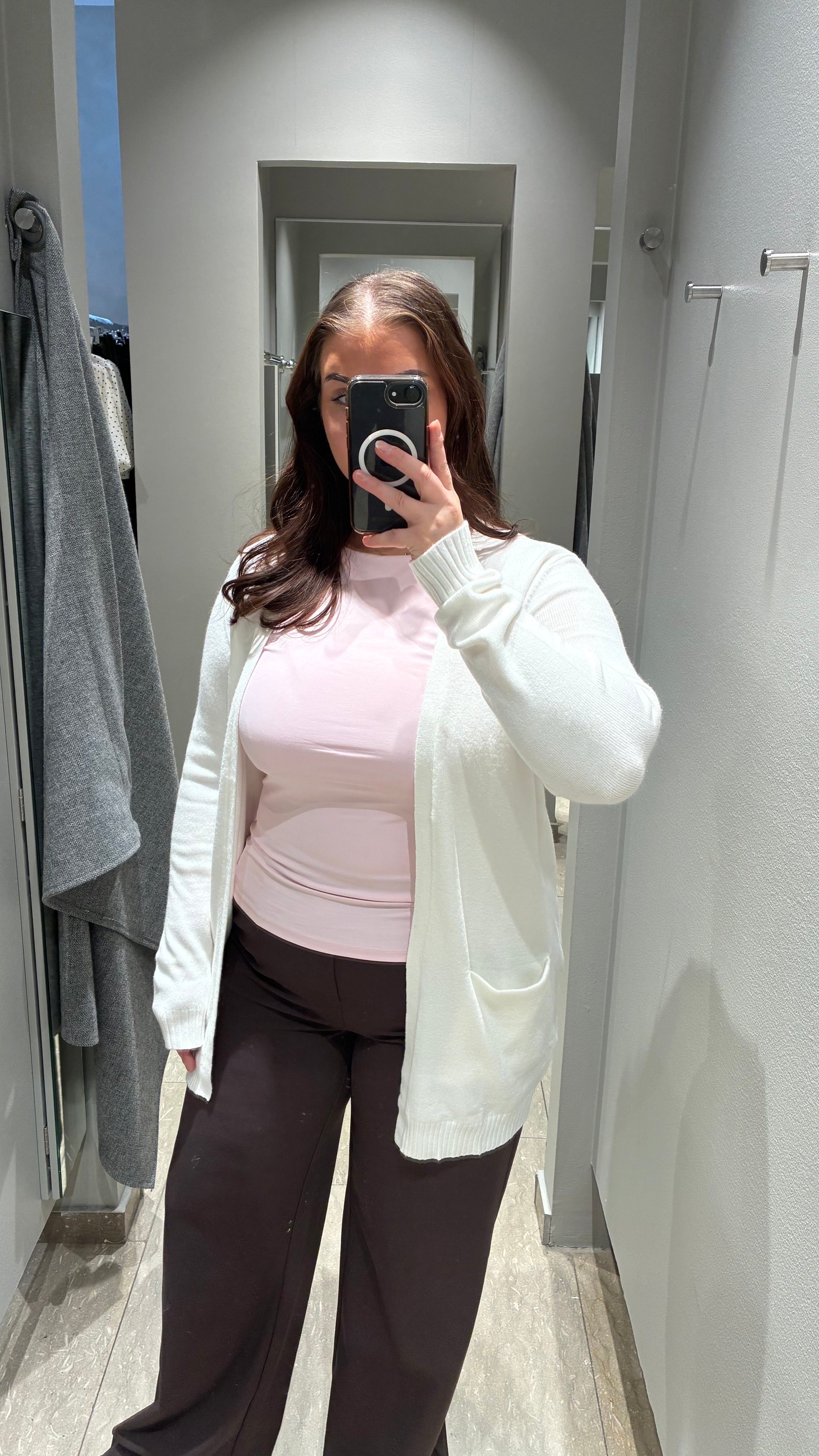 VIRIL Cardigan - White Alyssum